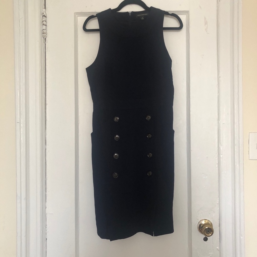 Banana Republic Button Pencil Dress